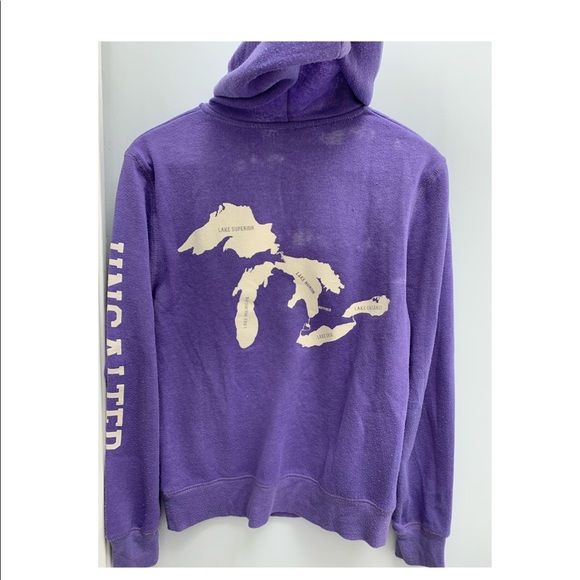 Great Lakes Purple Hoodie - Picture 3 of 4